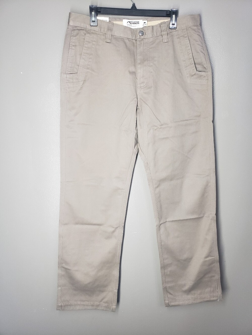 Mountain Khaki Mens Teton Twill Relaxed Fit Pants Size 36x32 Nwot Brown